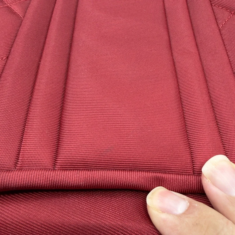 Samsonite Virgo Portfolio Quilted Laptop Briefcase Red with Shoulder‎ Strap